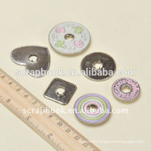 Cute painted metal snap button for kids